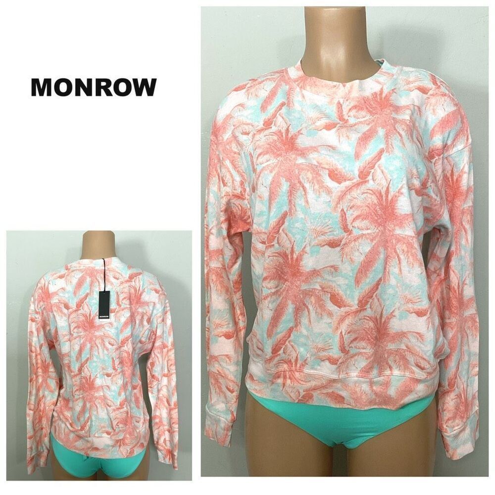 New. Monroe palm Sweatshirt. Small. Retails $179 - Picture 2 of 12